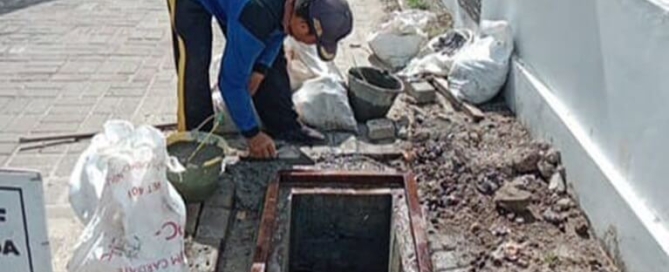 Sumur Resapan di Pulau Untung Jawa